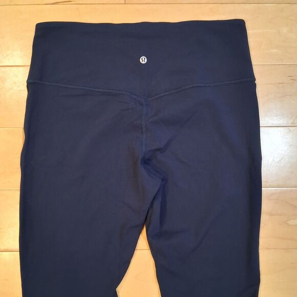 Lululemon Align High-Rise Mini-Flared Pant 28"True Navy W5FCHS Size 14 Nulu - Picture 6 of 7